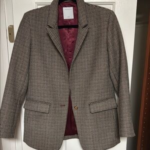 Sandro Small Checkered Blazer